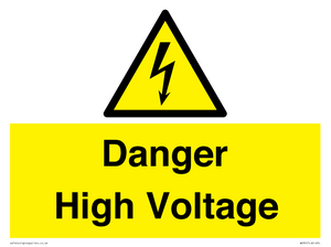 Danger High Voltage
